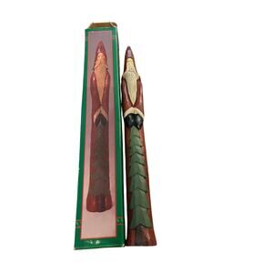 House of Lloyd St.Nick Christmas Around the World Handcrafted Wooden St.Nick 14"